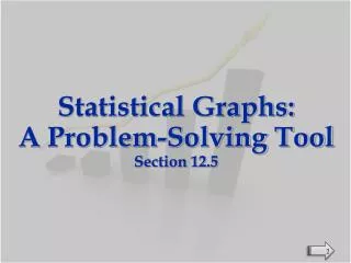 Statistical Graphs: A Problem-Solving Tool Section 12.5