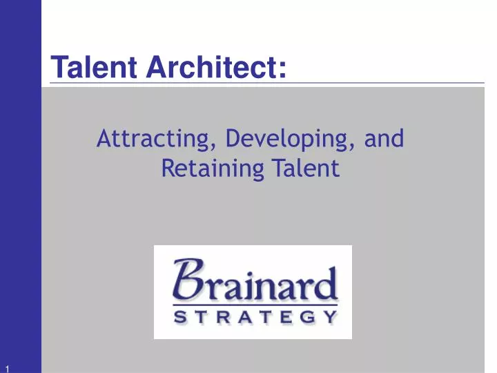 attracting developing and retaining talent