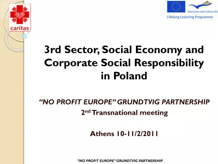 3rd sector social economy and corporate social responsibility in poland