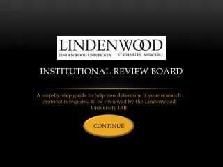 Institutional REVIEW BOARD