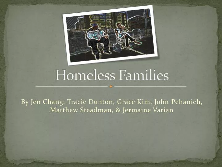 homeless families