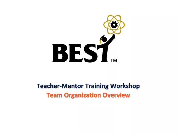 teacher mentor training workshop team organization overview
