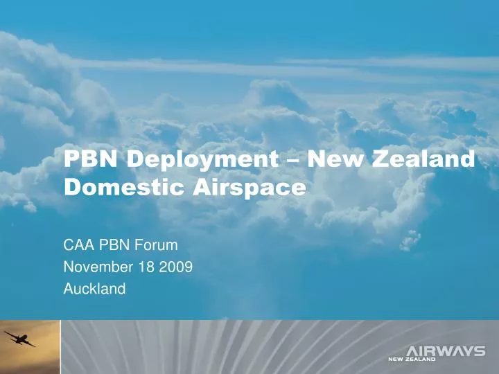 pbn deployment new zealand domestic airspace