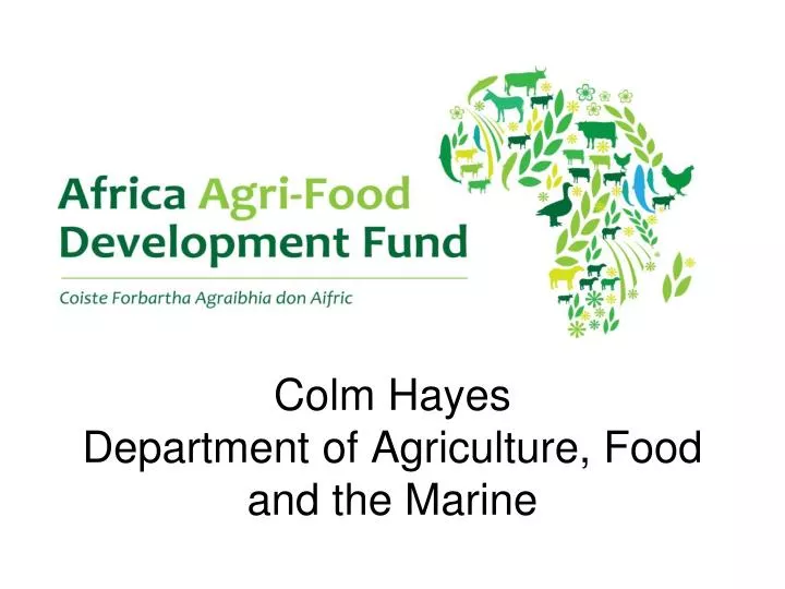 colm hayes department of agriculture food and the marine