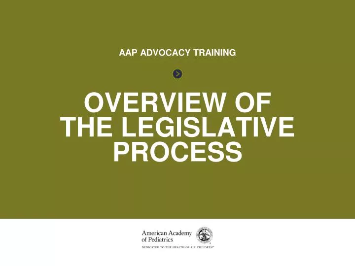 PPT AAP ADVOCACY TRAINING PowerPoint Presentation, free download ID