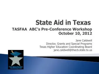 State Aid in Texas