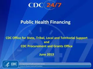 Public Health Financing