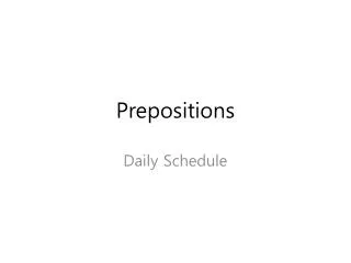 prepositions