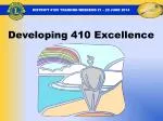 Developing 410 Excellence: A Vision for the Future of Lionism - slide 1