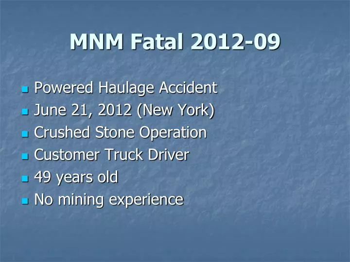 mnm fatal 2012 09