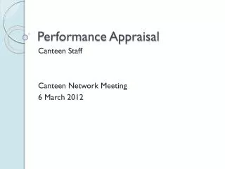 Performance Appraisal