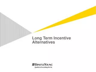 Long Term Incentive Alternatives