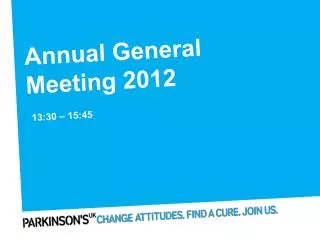 Annual General Meeting 2012