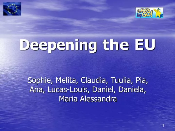 deepening the eu
