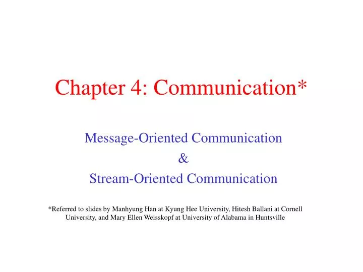 chapter 4 communication