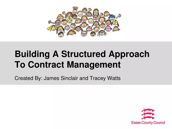 building a structured approach to contract management