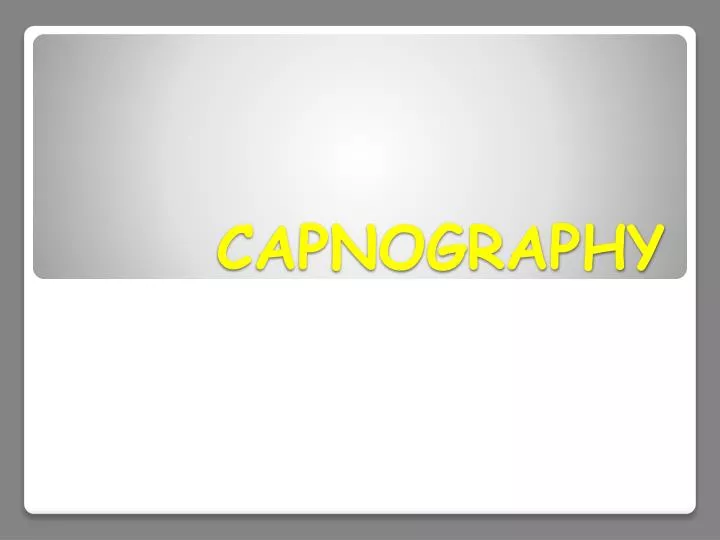 capnography