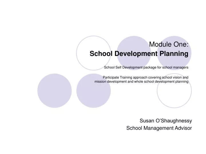 susan o shaughnessy school management advisor