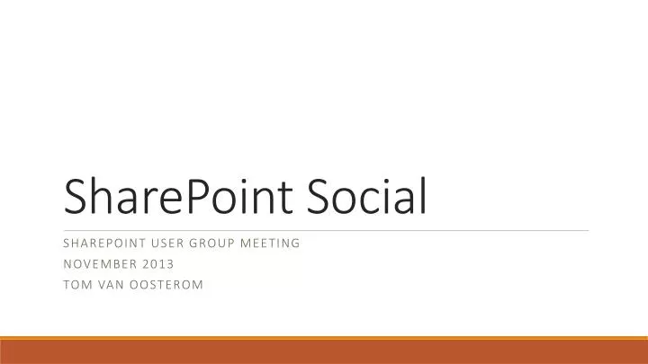 sharepoint social