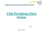 Optimist International Leadership Development: Growing Together for Success - slide 1