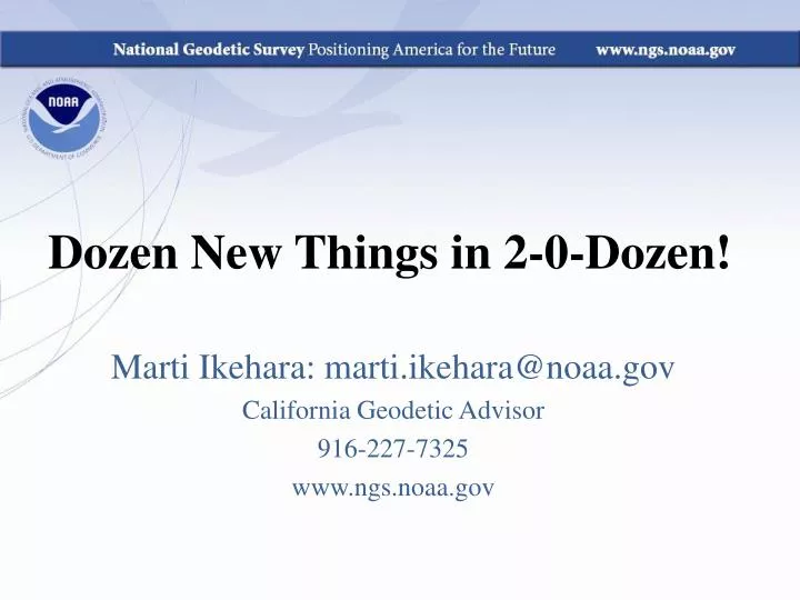 dozen new things in 2 0 dozen