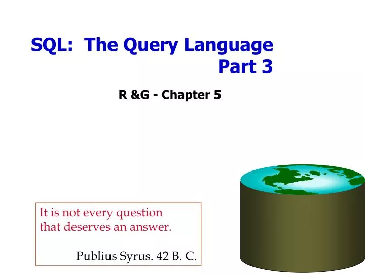 sql the query language part 3