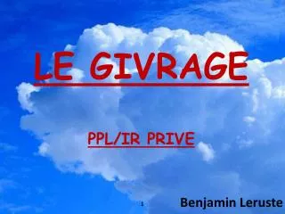 le givrage ppl ir prive