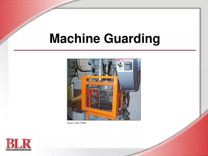 machine guarding