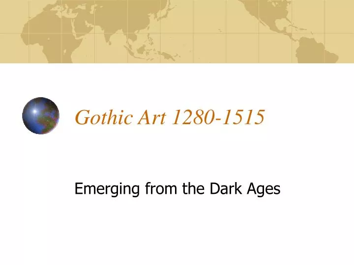 gothic art 1280 1515