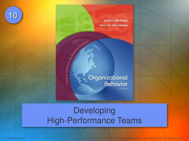 developing high performance teams