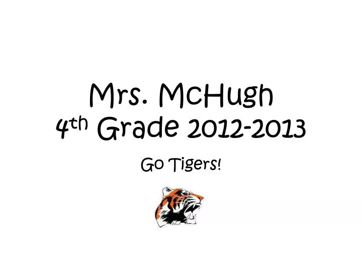 mrs mchugh 4 th grade 2012 2013
