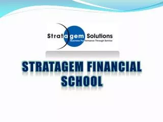 Stratagem financial school
