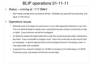 BLIP operations 01-11-11