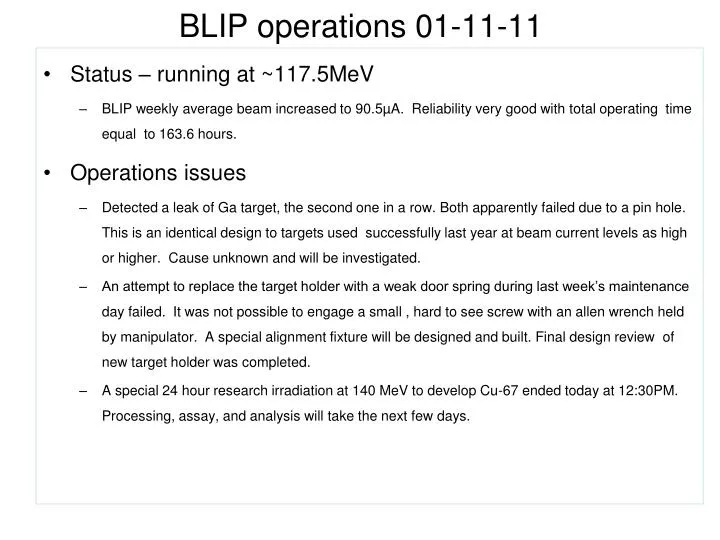 blip operations 01 11 11