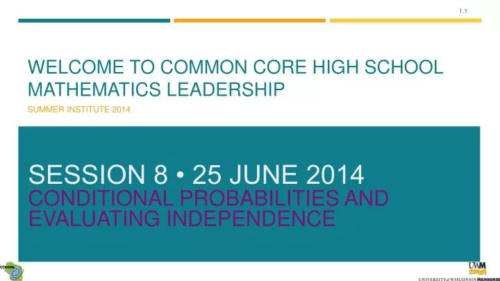welcome to common core high school mathematics leadership