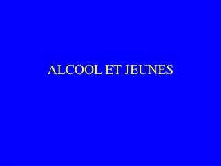 alcool et jeunes