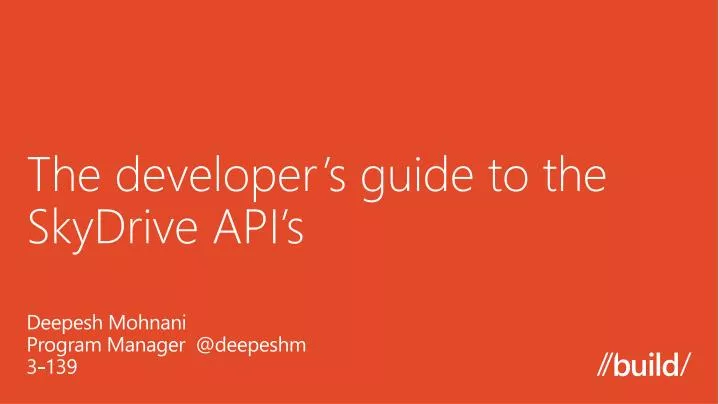 the developer s guide to the skydrive api s