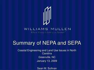 Summary of NEPA and SEPA