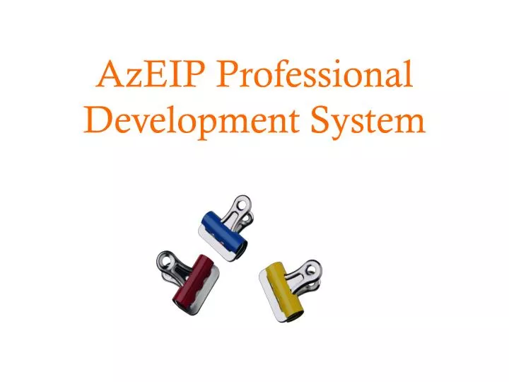 azeip professional development system