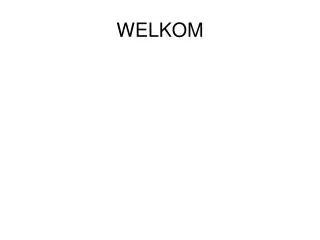 WELKOM
