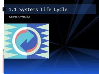 1.1 Systems Life Cycle