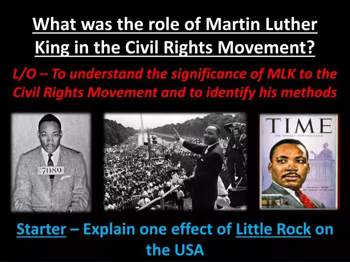 what was the role of martin luther king in the civil rights movement