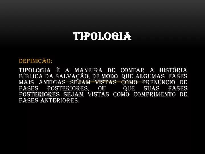 tipologia