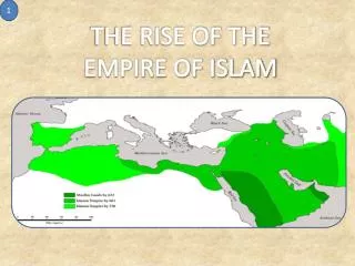 THE RISE OF THE EMPIRE OF ISLAM