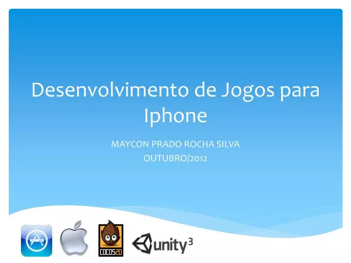 desenvolvimento de jogos para iphone