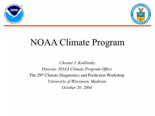 NOAA Climate Program