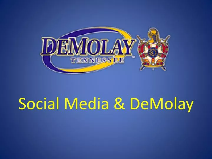 social media demolay