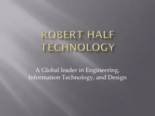 Robert Half Technology