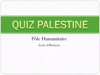 quiz palestine
