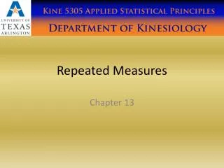 Repeated Measures